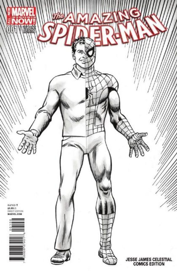 Amazing Spider-man #1 (John Romita Sr. COBRA Exclusive Black & White Variant Cover)