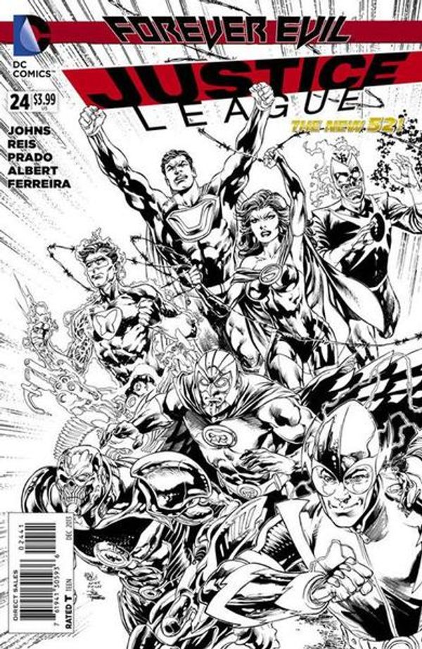 Justice League #24 [B&W Cover]