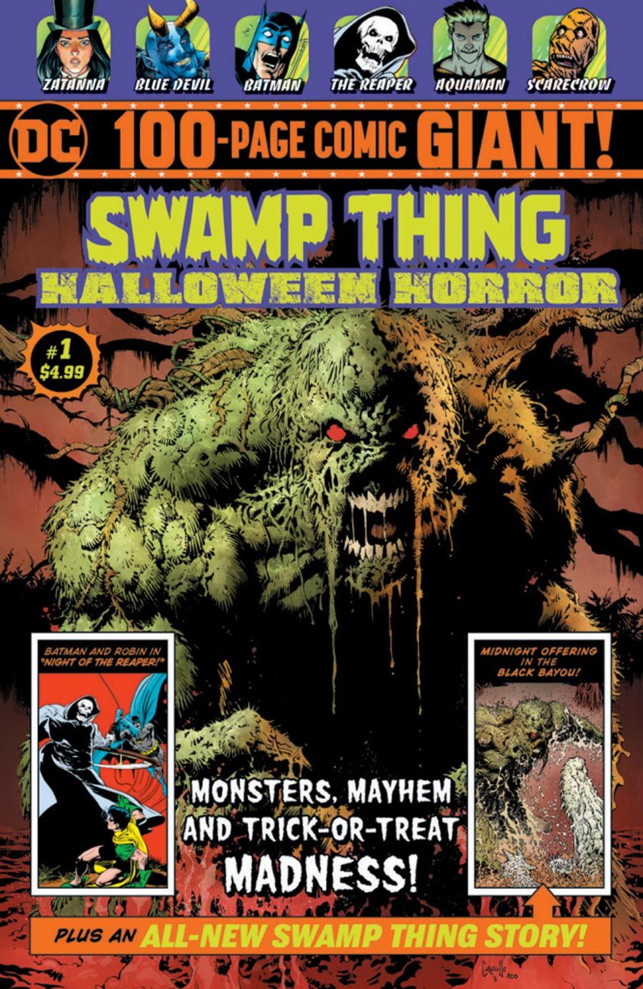 Swamp Thing Halloween Horror Comic