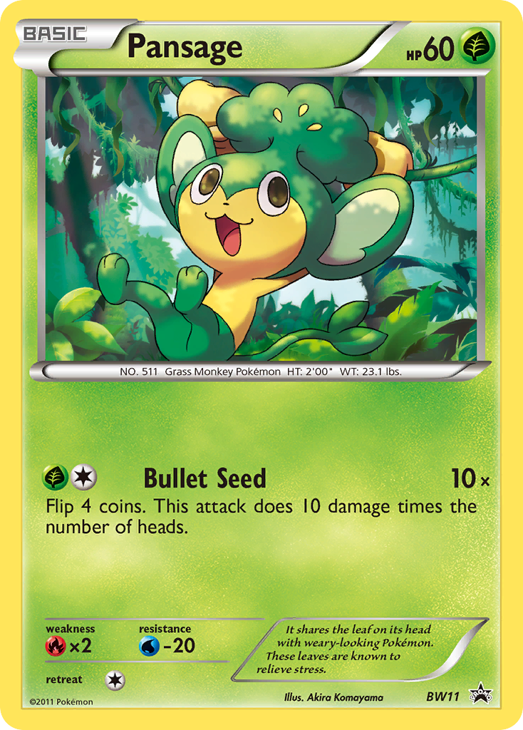 Simisage Pokémon Card