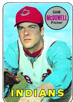 Sam McDowell 1969 Topps #220 Sports Card