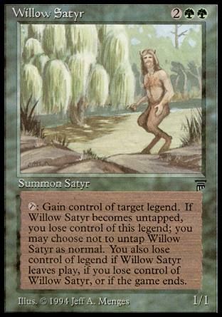 Willow Satyr (Legends) Trading Card