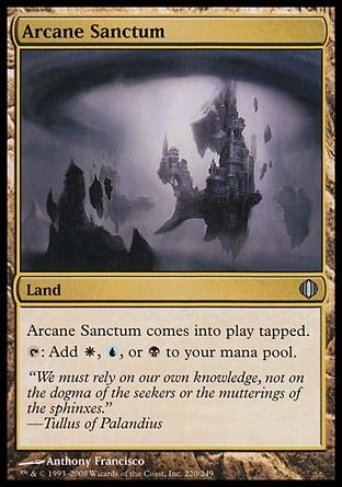 Arcane Sanctum (Shards of Alara) Trading Card