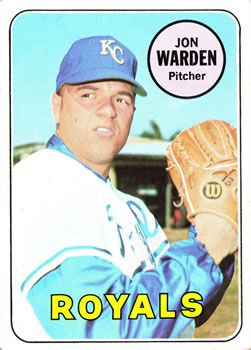 Jon Warden 1969 Topps #632 Sports Card