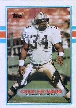 Craig Heyward 1989 Topps #158 Sports Card