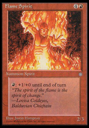 Flame Spirit (Ice Age) Trading Card