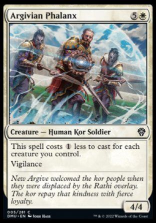 Argivian Phalanx (Dominaria United) Trading Card