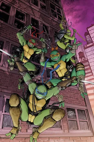 Teenage Mutant Ninja Turtles #1 (GalaxyCon ""Virgin"" Foil Edition)