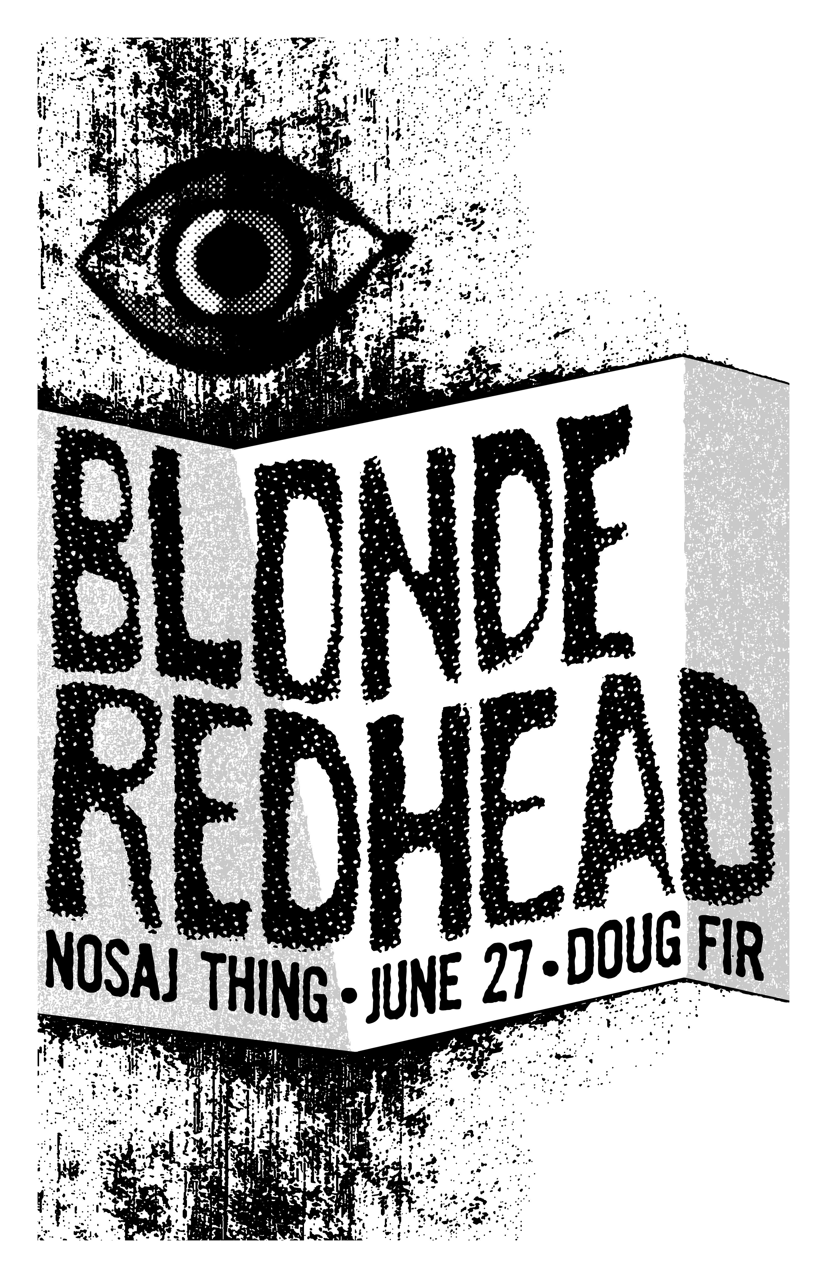 MXP-143.9 Blonde Redhead 2011 Doug Fir  Jun 27 Concert Poster