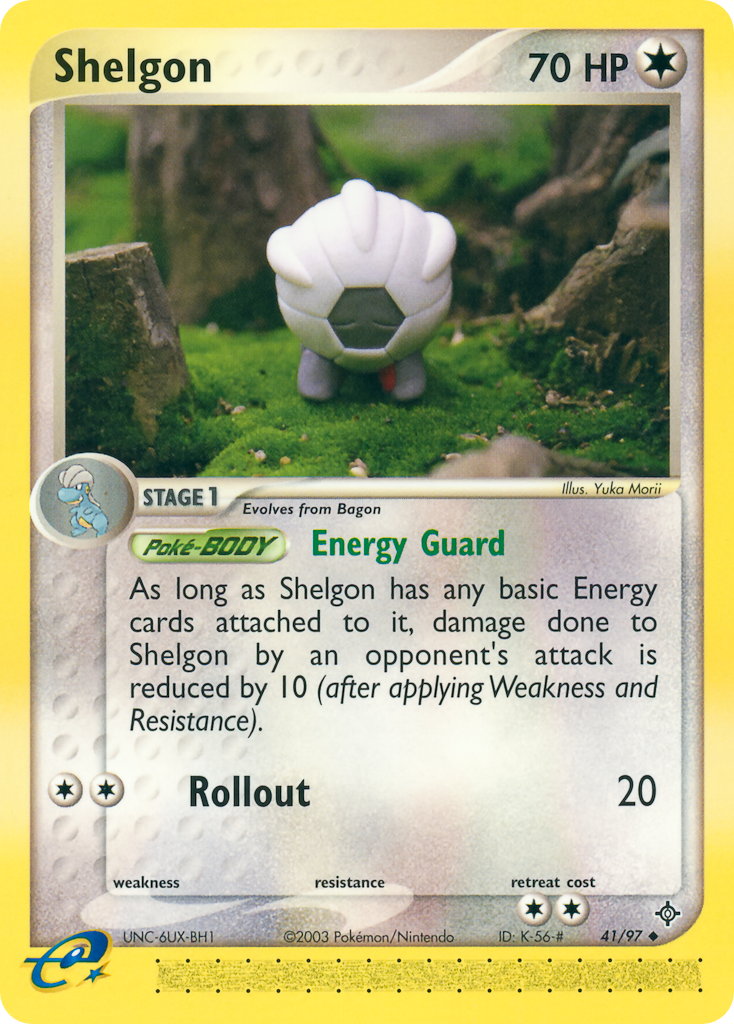 Shelgon (41/97) - Dragon Pokémon Card