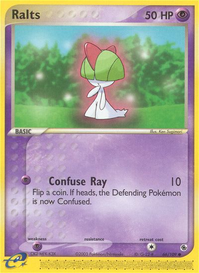 Ralts (66/109) - Ruby & Sapphire Pokémon Card