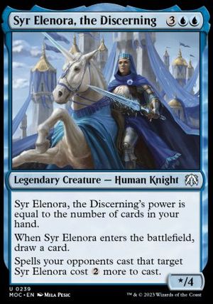 Syr Elenora, the Discerning (March of the Machine Commander Decks)