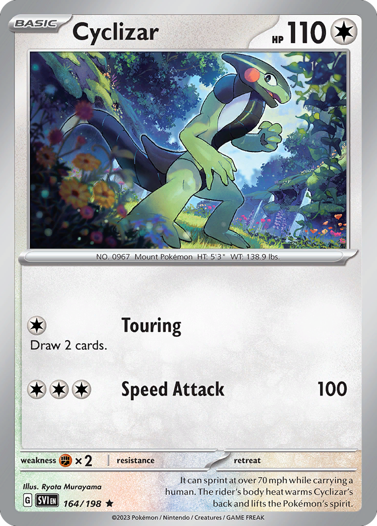 Cyclizar (164/198) - Scarlet & Violet Pokémon Card