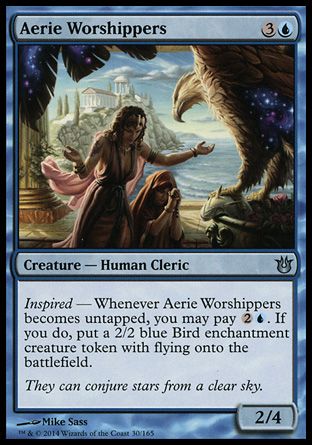 Aerie Worshippers (Born of the Gods) Trading Card