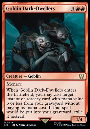 Goblin Dark-Dwellers (The Lord of the Rings Commander Decks) Trading Card