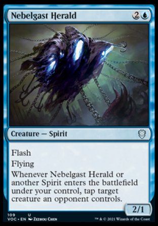 Nebelgast Herald (Innistrad Crimson Vow Commander Decks) Trading Card