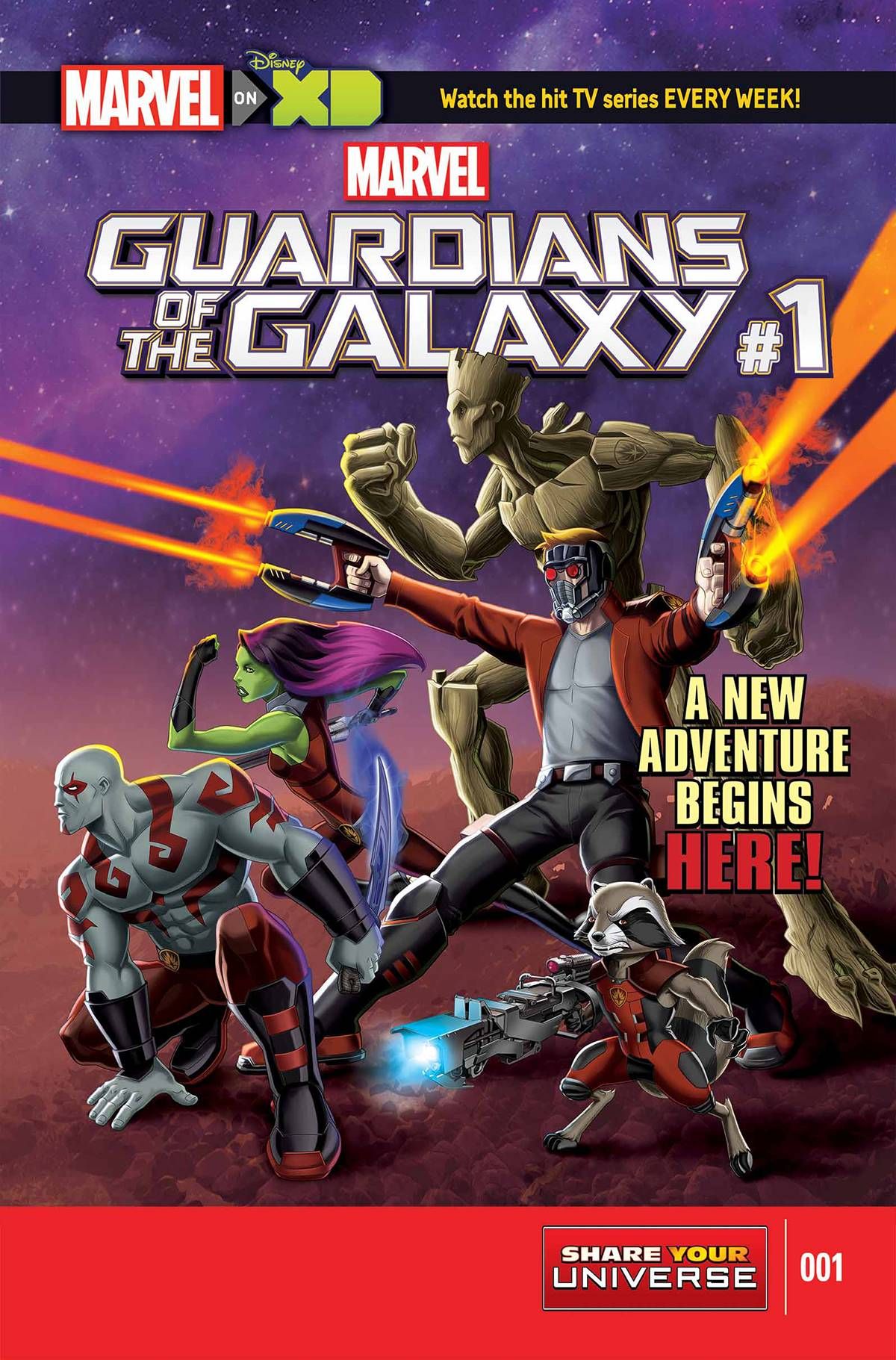 Marvel Universe Guardians Of Galaxy #1 Comic