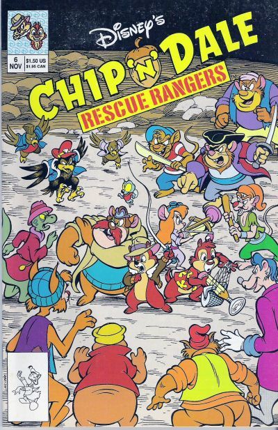 Chip 'N' Dale Rescue Rangers #6 Comic