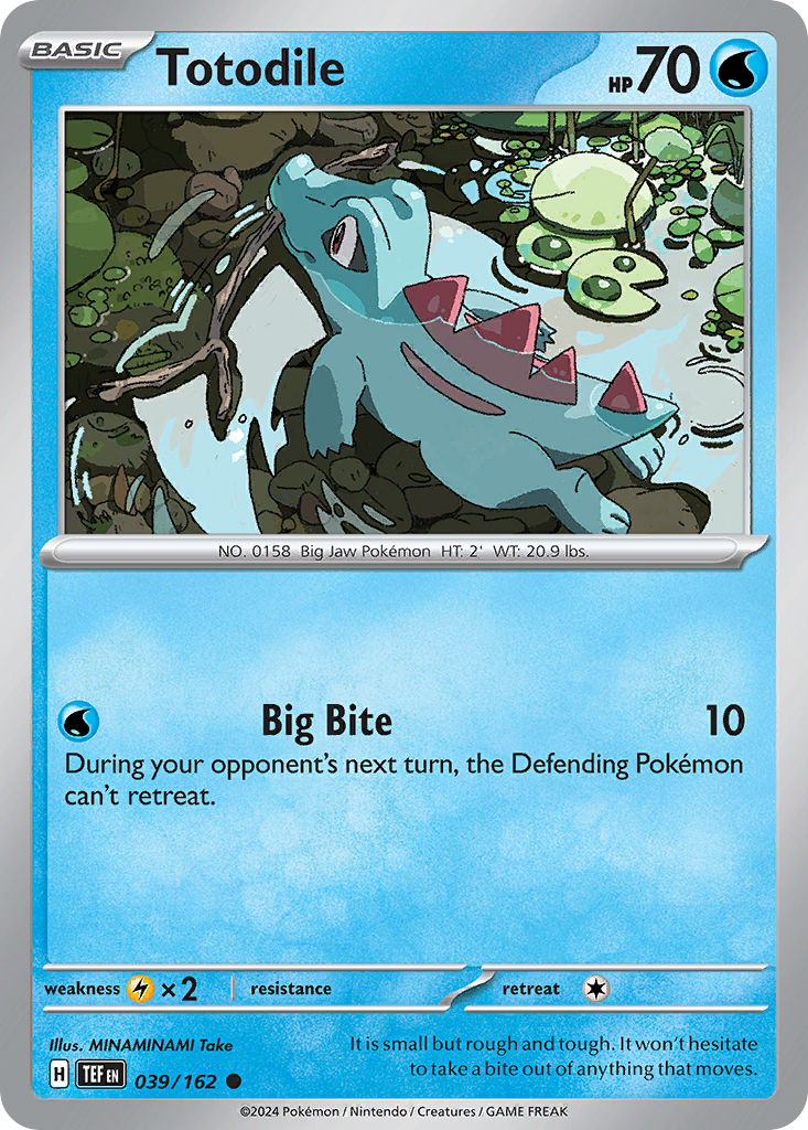 Totodile (39/162) - Temporal Forces Pokémon Card