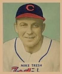 Mike Tresh 1949 Bowman #166 Sports Card