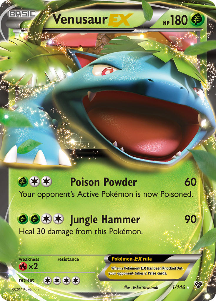 Venusaur EX (1/146) - XY Pokémon Card