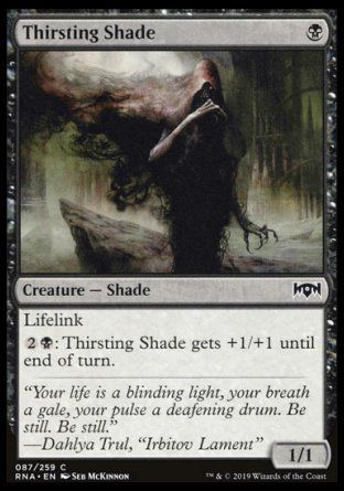 Thirsting Shade (Ravnica Allegiance) Trading Card