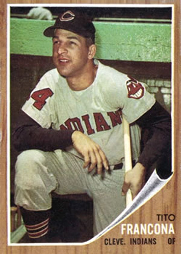 Sold at Auction: 1962 Topps Tito Francona #97