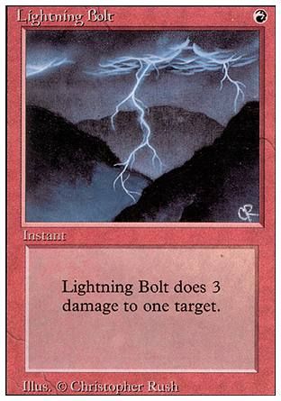 Lightning Bolt (Revised Edition) Trading Card