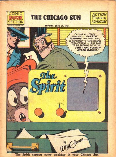 Spirit Section #6/20/1943 Comic
