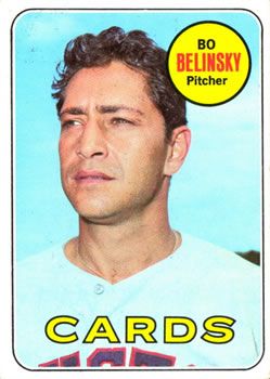 Bo Belinsky 1969 Topps #366 Sports Card