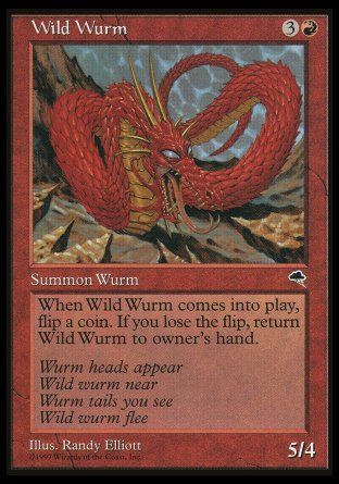 Wild Wurm (Tempest) Trading Card