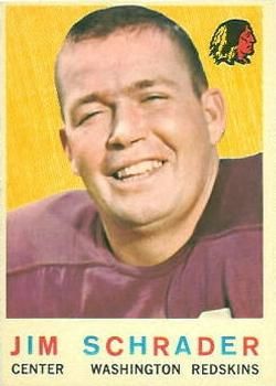 Jim Schrader 1959 Topps #134 Sports Card
