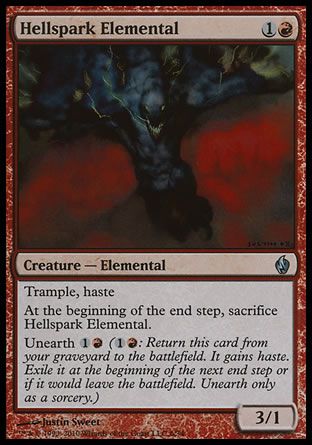 Hellspark Elemental (Premium Deck Series: Fire and Lightning) Trading Card