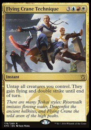 Flying Crane Technique (Khans of Tarkir) Trading Card