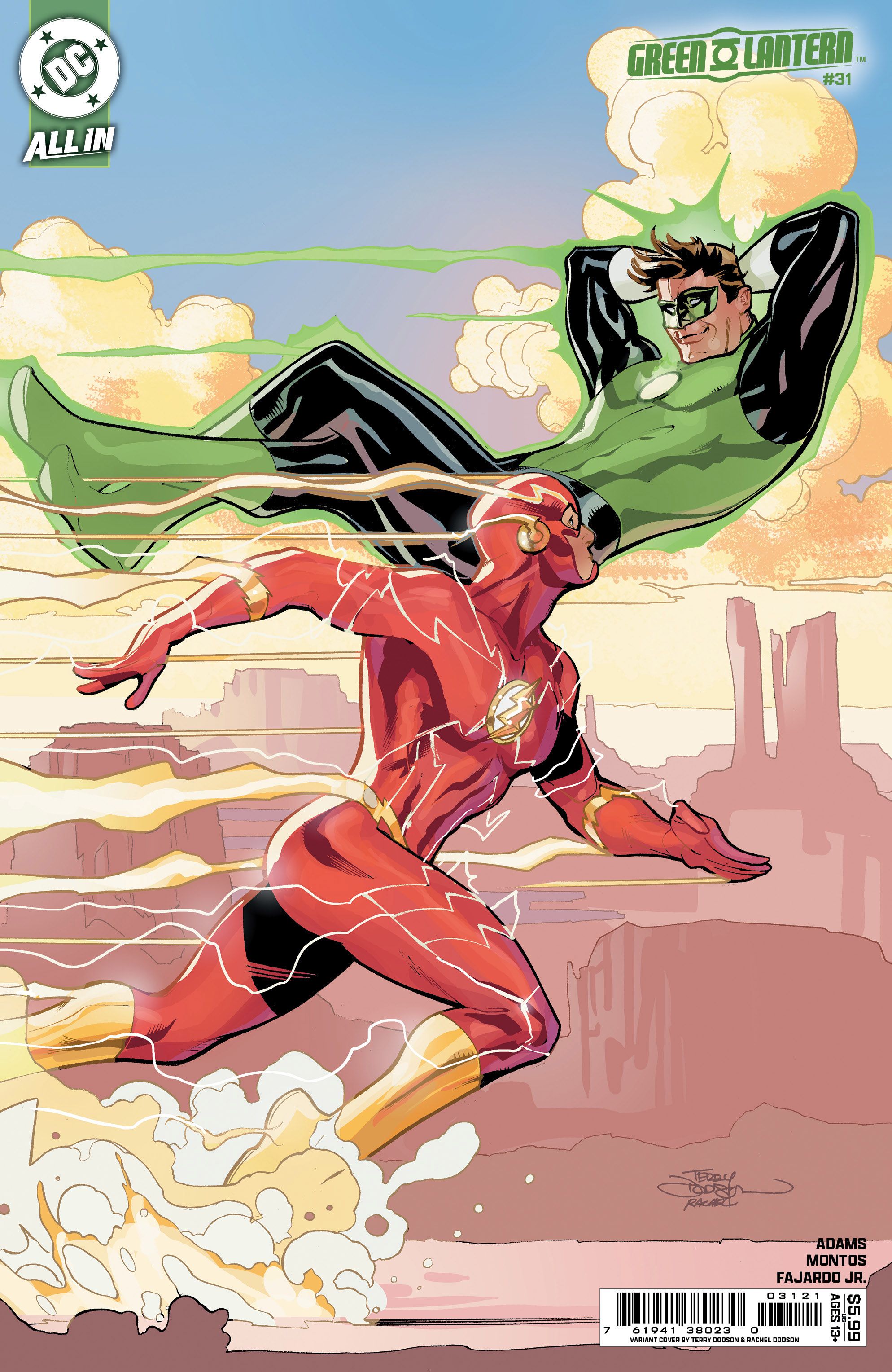 Green Lantern #31 (Cvr B Terry Dodson & Rachel Dodson Card Stock Variant) Comic