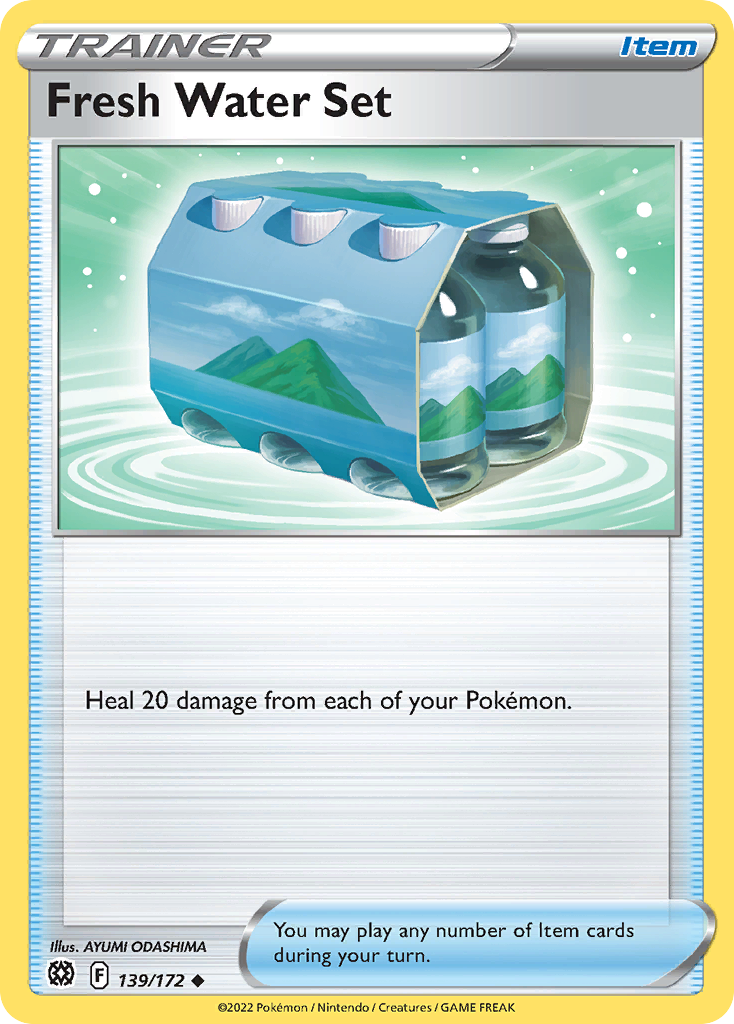 Fresh Water Set (Trainer: Item) (139/172) - Brilliant Stars Pokémon Card