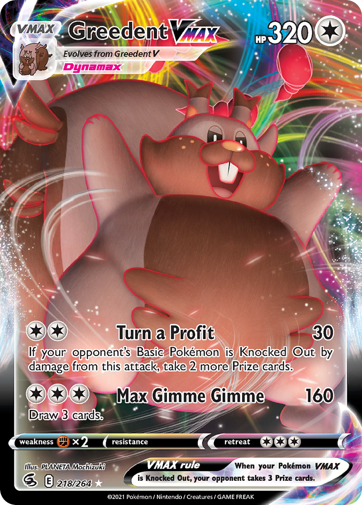 Greedent Pokémon Card