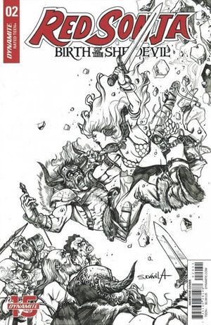 Red Sonja: Birth of the She Devil #2 (20 Copy Davila B&w Cover)
