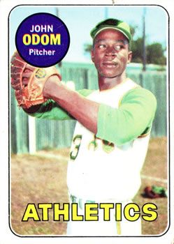  1969 Topps # 217 John Donaldson Oakland Athletics