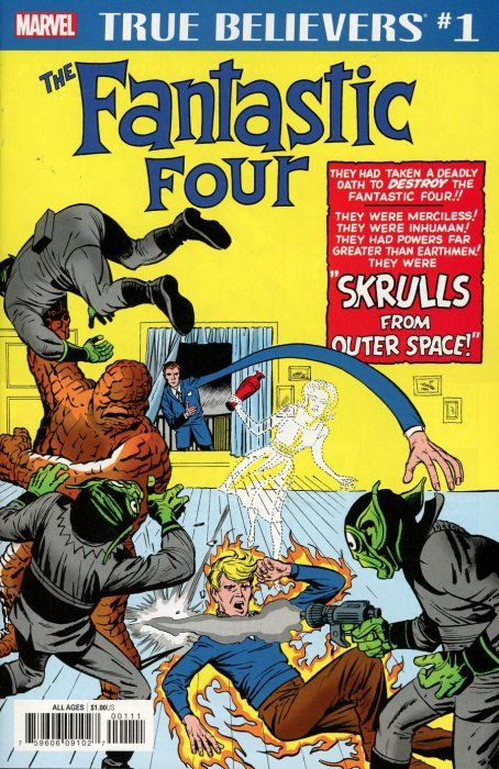 True Believers: Fantastic Four - Skrulls #1 Comic
