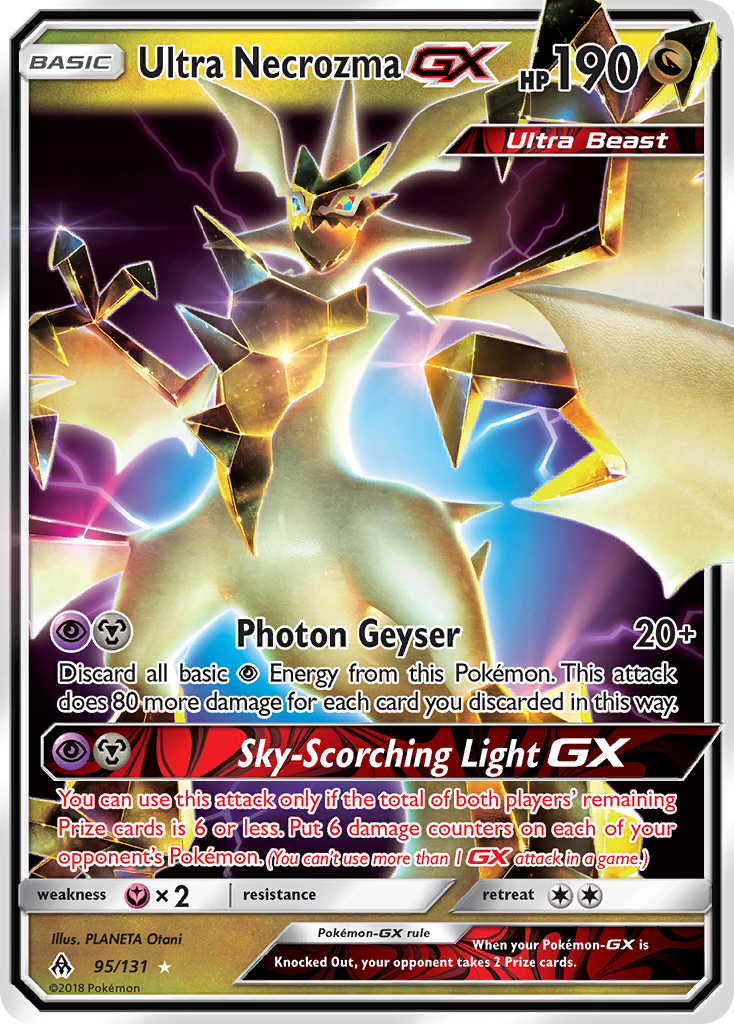 Ultra Necrozma GX (95/131) - Forbidden Light Pokémon Card