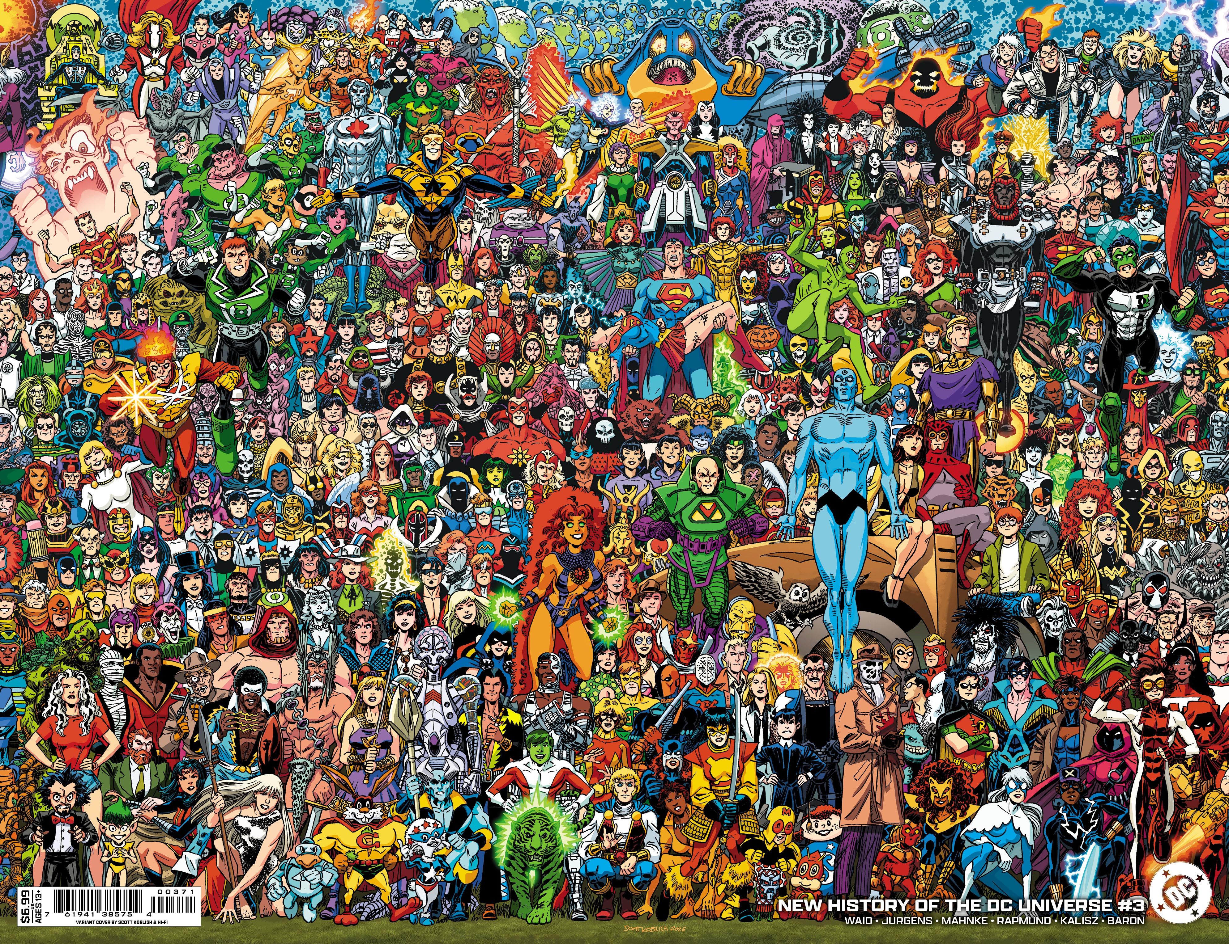 New History Of The DC Universe #3 (Cvr D Scott Koblish Legacy Wraparound Card Stock Variant) Comic