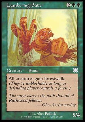 Lumbering Satyr (Mercadian Masques)