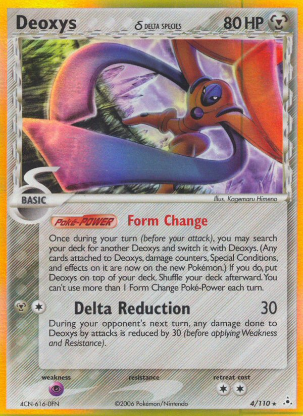 Deoxys δ (4/110) - Holon Phantoms Pokémon Card