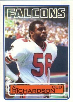 1985 Topps Football Card #16 Kenny Johnson – Atlanta Falcons