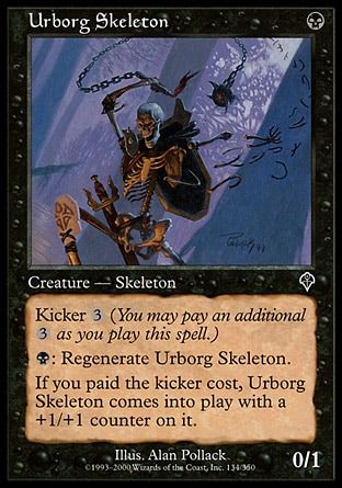 Urborg Skeleton (Invasion) Trading Card