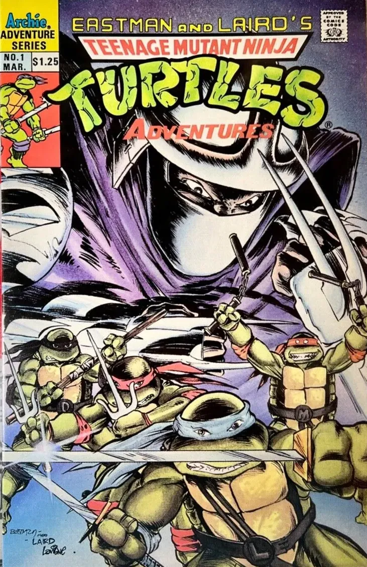 Teenage Mutant Ninja Turtles Adventures Comic