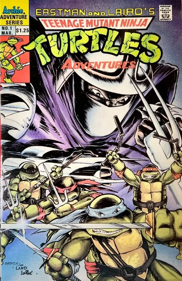 Teenage Mutant Ninja Turtles Adventures #1 (Canadian Price Variant ...