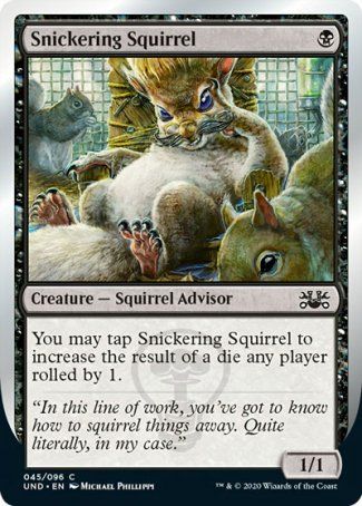 Snickering Squirrel (Unsanctioned) Trading Card