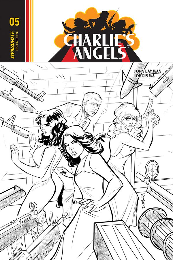 Charlies Angels #5 (10 Copy Eisma B&w Cover)